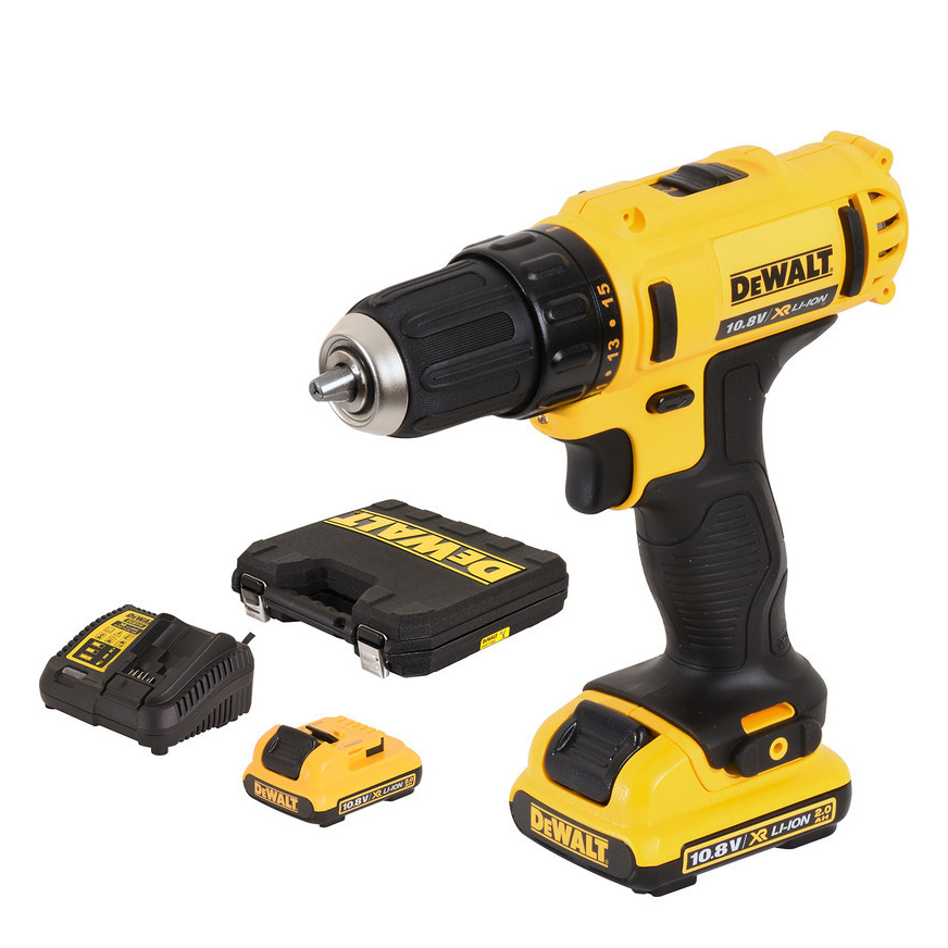 Máy khoan cầm tay 18V Dewalt DCD710D2-B1 (2pin*2Ah Vali)