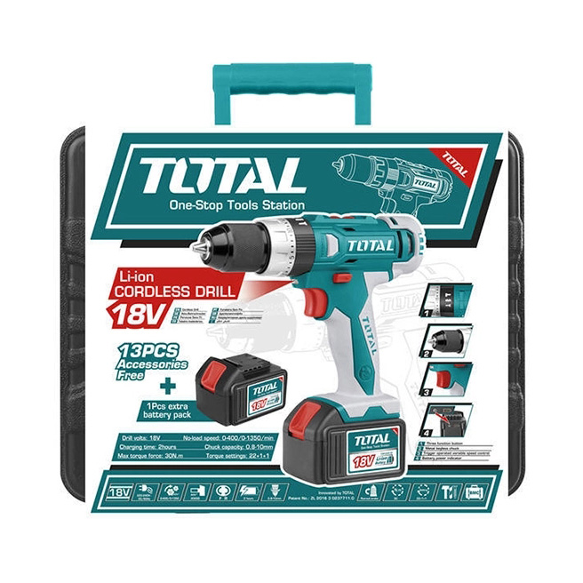 Máy Khoan Pin TOTAL TDLI228180 (18V (2Pin))