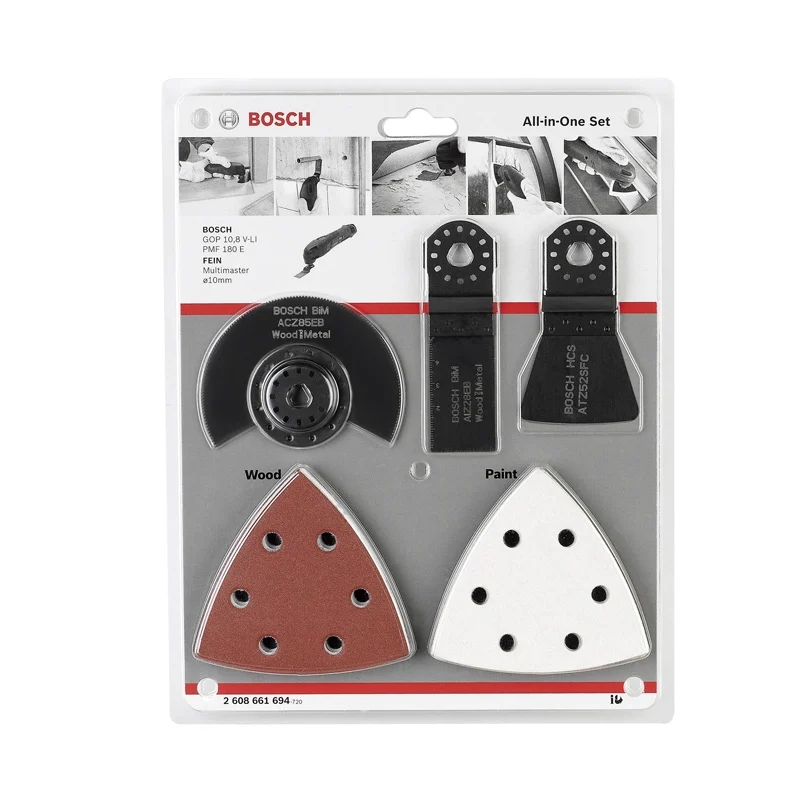 Bộ phụ kiện 13in1 Bosch cho máy cắt đa năng 2608661694