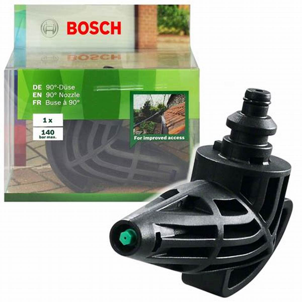 Đầu phun 90° (Bosch Aquatak) F016800581