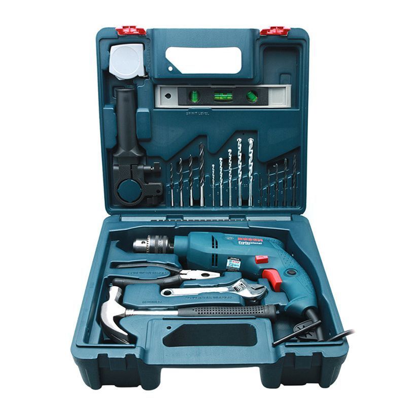 Máy khoan động lực Bosch GSB 550 (Bộ set vali 19 món phụ kiện) 06011A15K8
