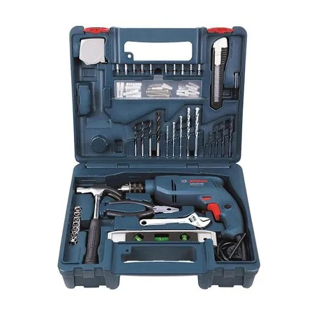 Máy khoan tường Bosch GSB13RE (Bộ set có hộp công cụ freedom) 0615A000DW