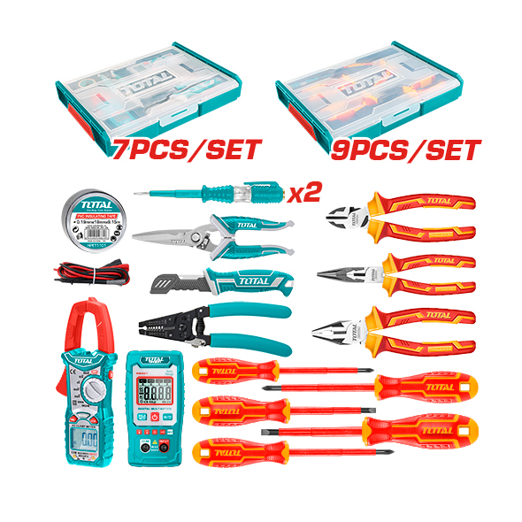 Bộ 16 công cụ thợ điện TOTAL - TOS23063