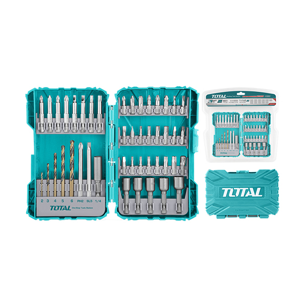 Bộ 45 mũi siết vít xoắn TOTAL - TACSDL24501