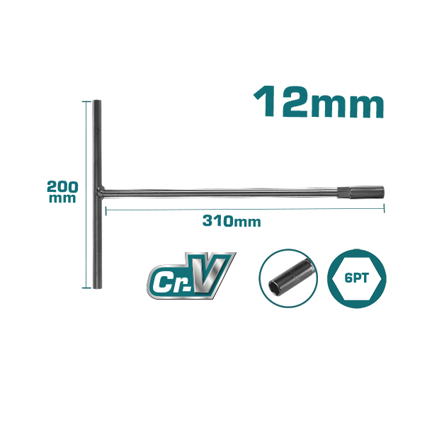 Chìa vặn chữ T 12mm TOTAL THTSWB1201