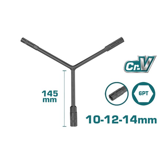 Chìa vặn chữ Y size 10-12-14mm TOTAL THYWB101214