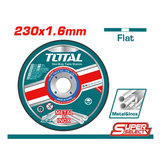 Đĩa cắt kim loại 230mm TOTAL - TAC2162301