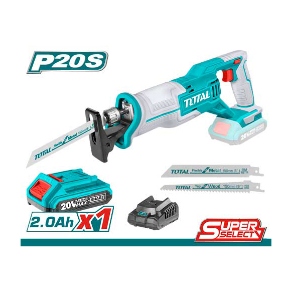 Máy cưa kiếm dùng Pin 20V TOTAL TRSLI11521