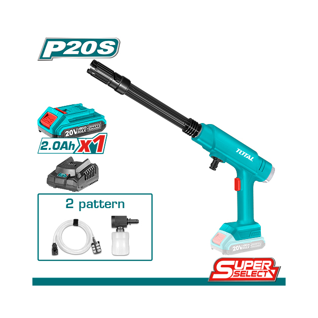 Máy xịt rửa dùng Pin 20V TOTAL TPWLI20282