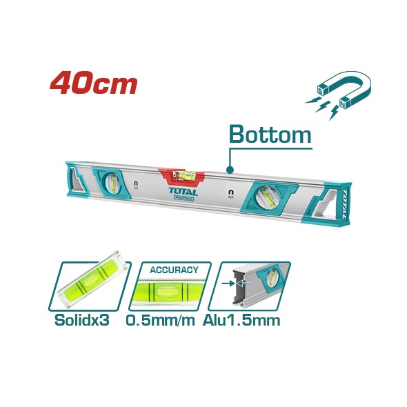 Thước thủy kèm theo nam châm hút 40cm TOTAL TMT24086M