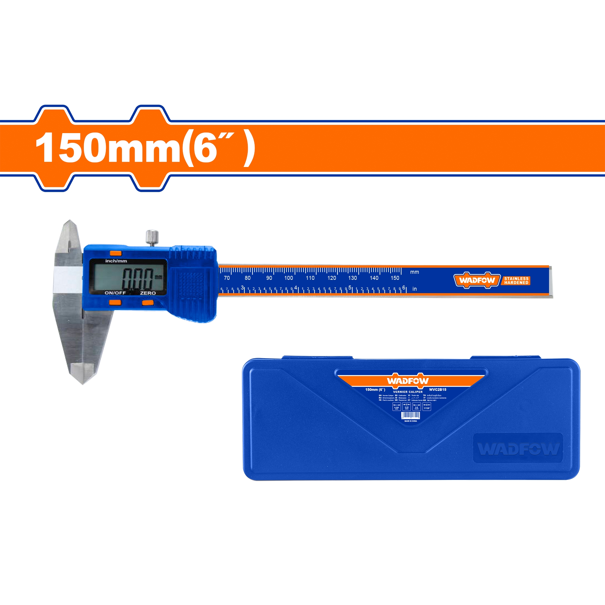 Thước cặp điện tử 150mm(6") WADFOW - WVC2B15