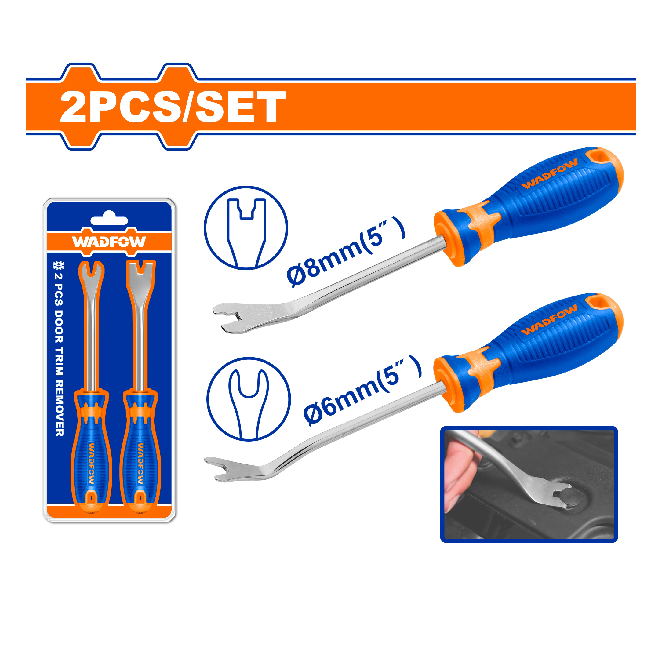 Bộ 2 dụng nạy nút nhựa WADFOW - WSS1602