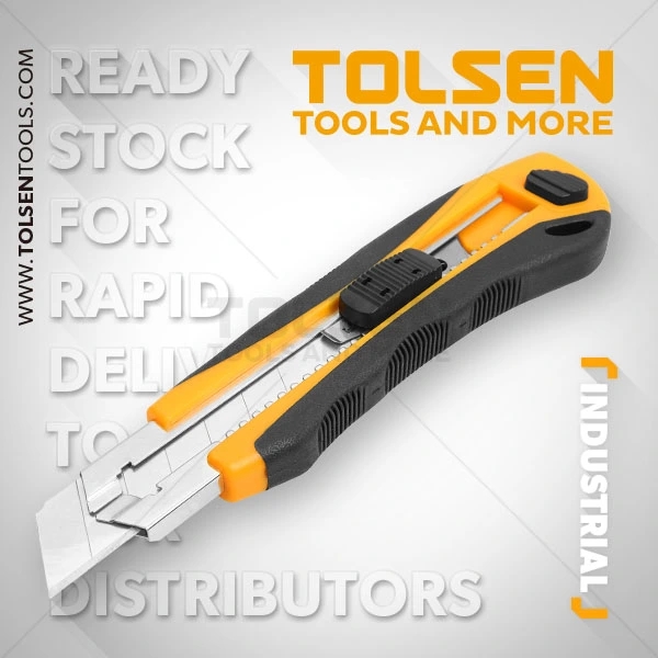 Dao Rọc Giấy 3 Lưỡi Công Nghiệp To Tolsen 30016