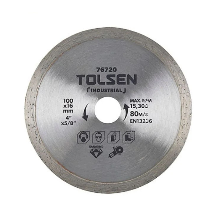 Đĩa Cắt Gạch Ướt 100mm Tolsen 76720