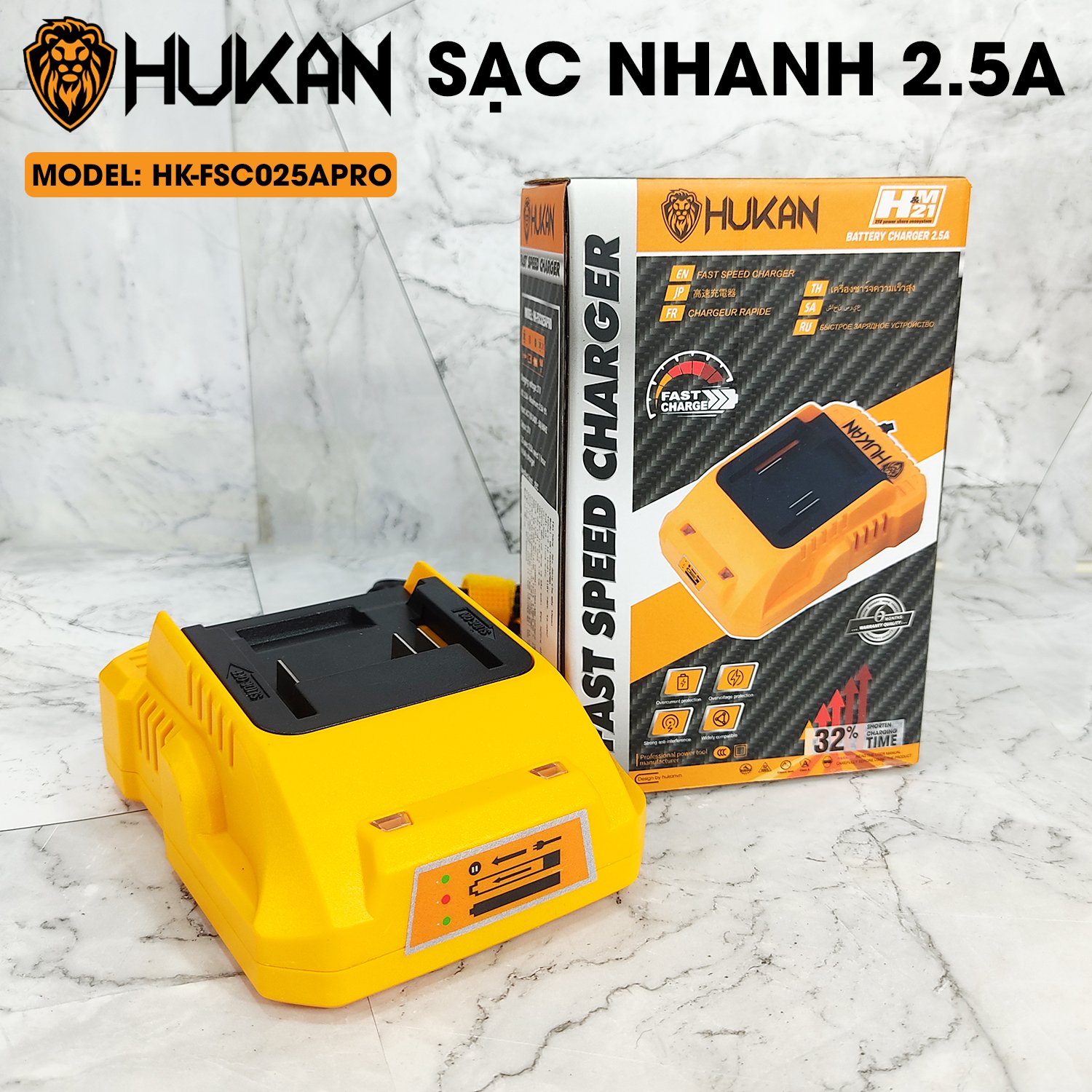 Bộ Sạc Nhanh 2.5A HUKAN - HK-FSC025APRO