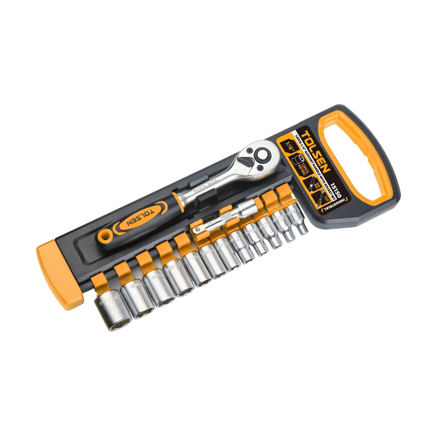Bộ đầu Tiếp Tự Động 1/4" 14 Món Tolsen 15150