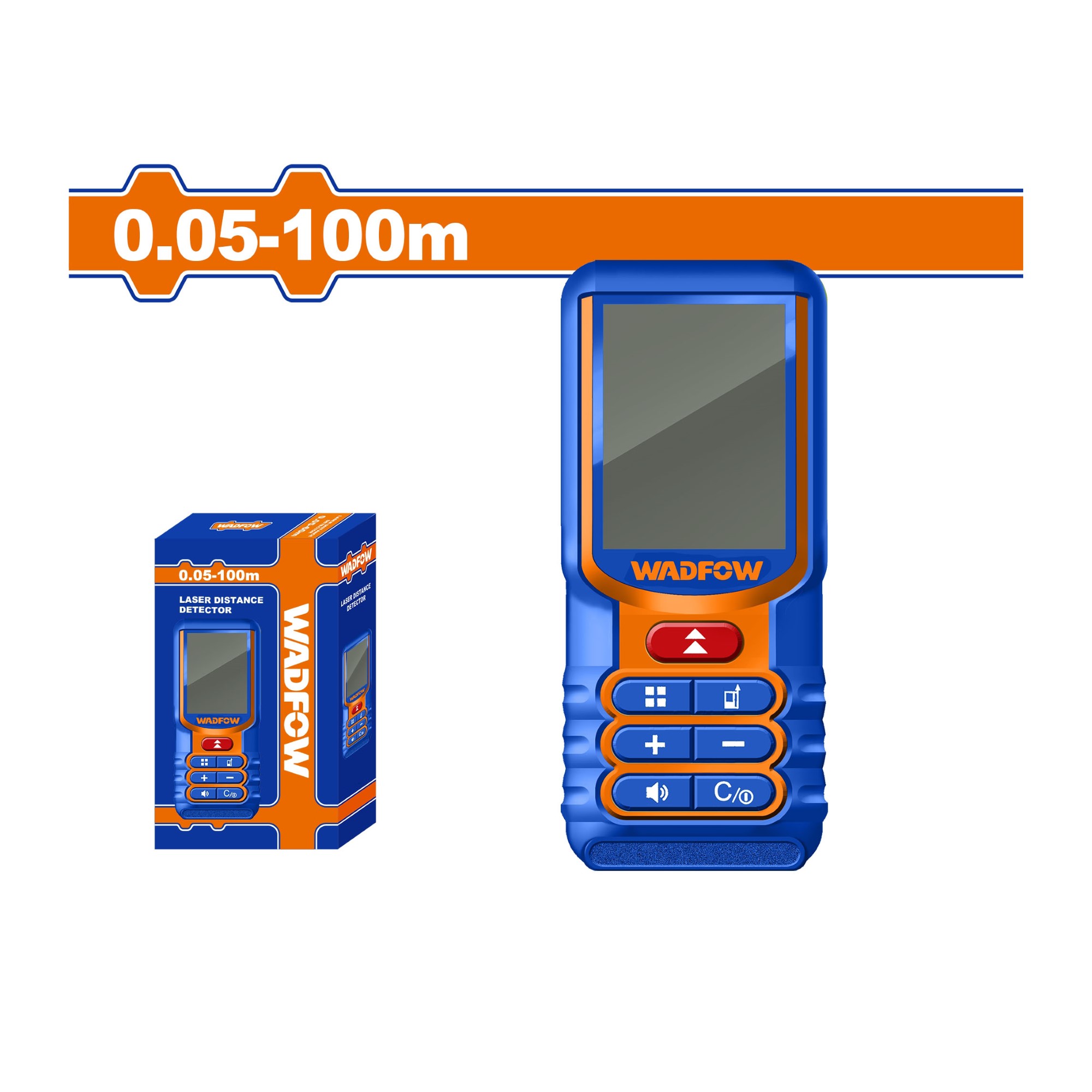 Máy đo khoảng cách laser 0.05-100m - WADFOW - WDL1520