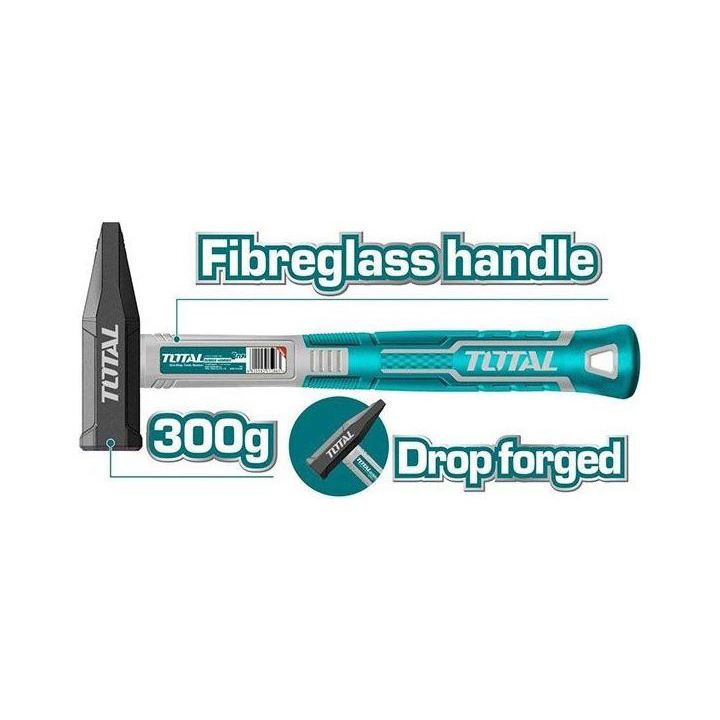 Búa đinh đầu dẹp & vuông 300g TOTAL THTMH3006