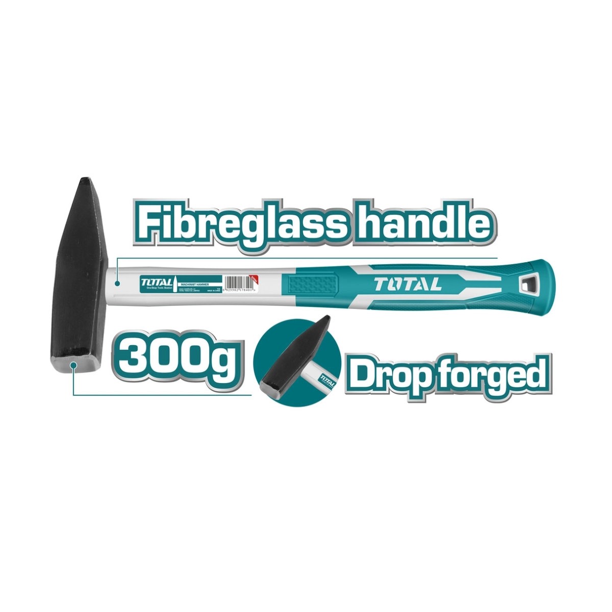 Búa đinh đầu dẹp & vuông TOTAL THT713006