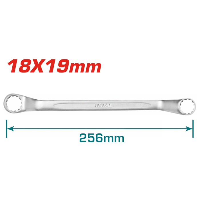 Cờ lê 2 đầu vòng TOTAL TORSP18191 18x19mm