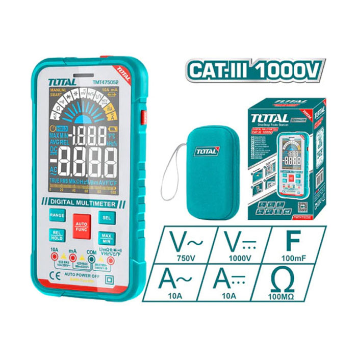 Đồng hồ vạn năng kỹ thuật số TOTAL TMT5110004