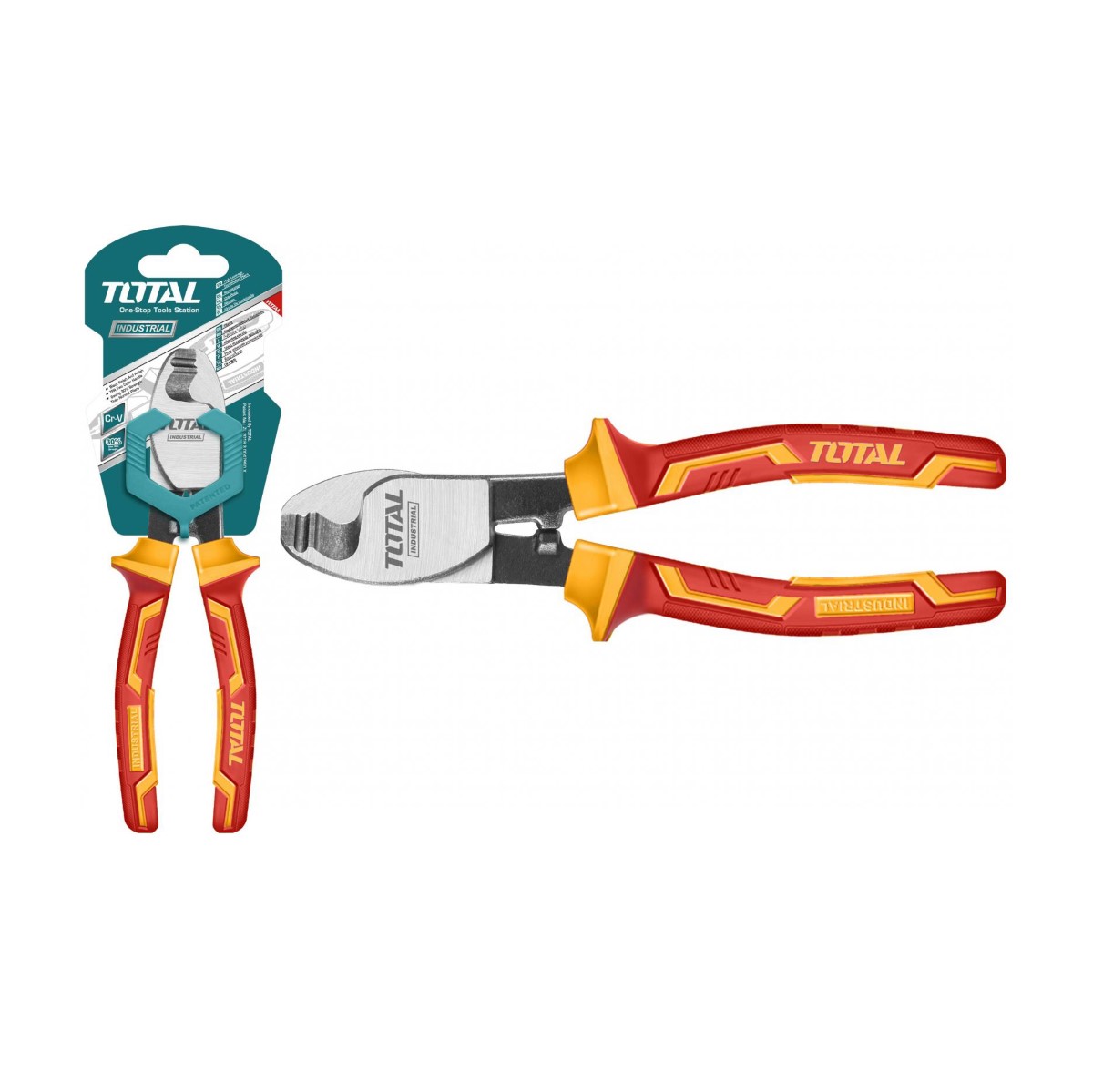 Kìm cắt cáp cách điện 6" 160mm TOTAL THTIP2761