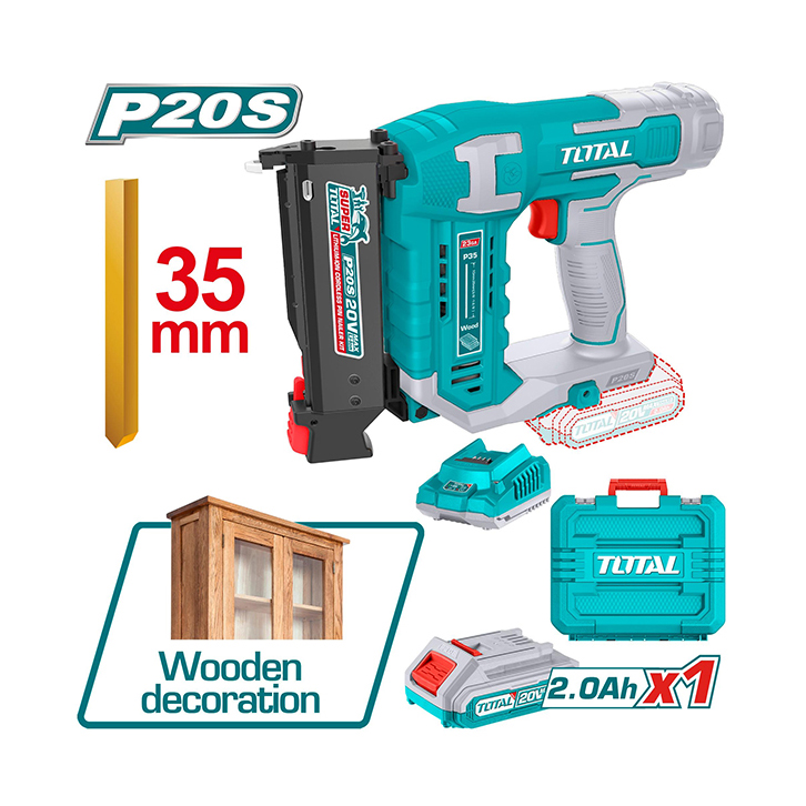 Máy bắn đinh ghim không chổi than dùng pin 20V - TOTAL - TCBNLI3606