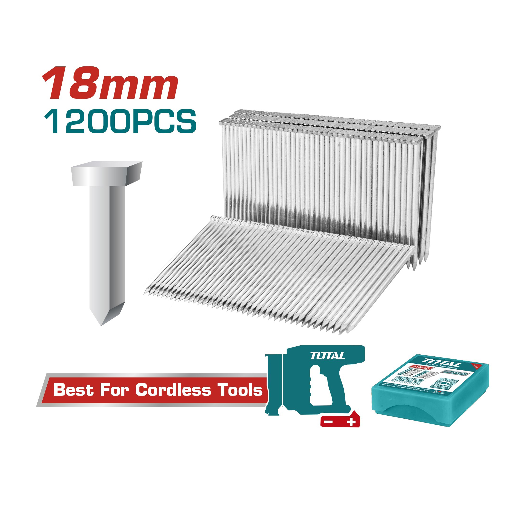 Đinh bê tông 18mm - TOTAL - TAC12018