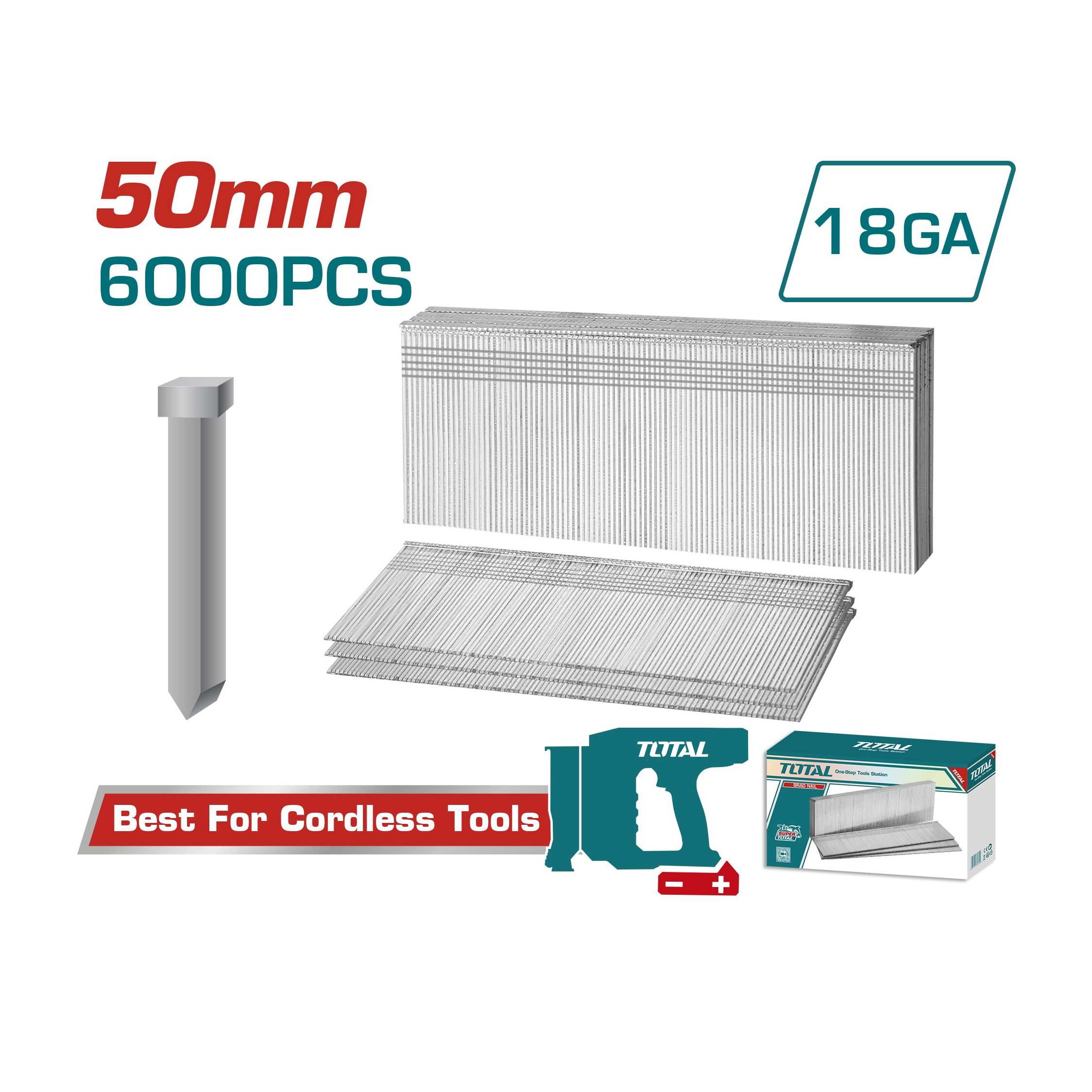 Đinh thẳng 50mm - TOTAL - TAC918506