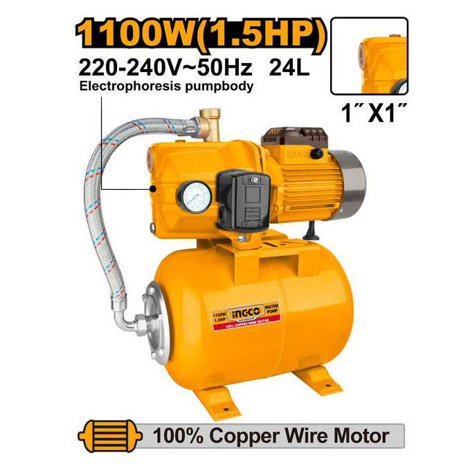 Máy bơm nước 1100W(1.5HP) INGCO - JPT11008