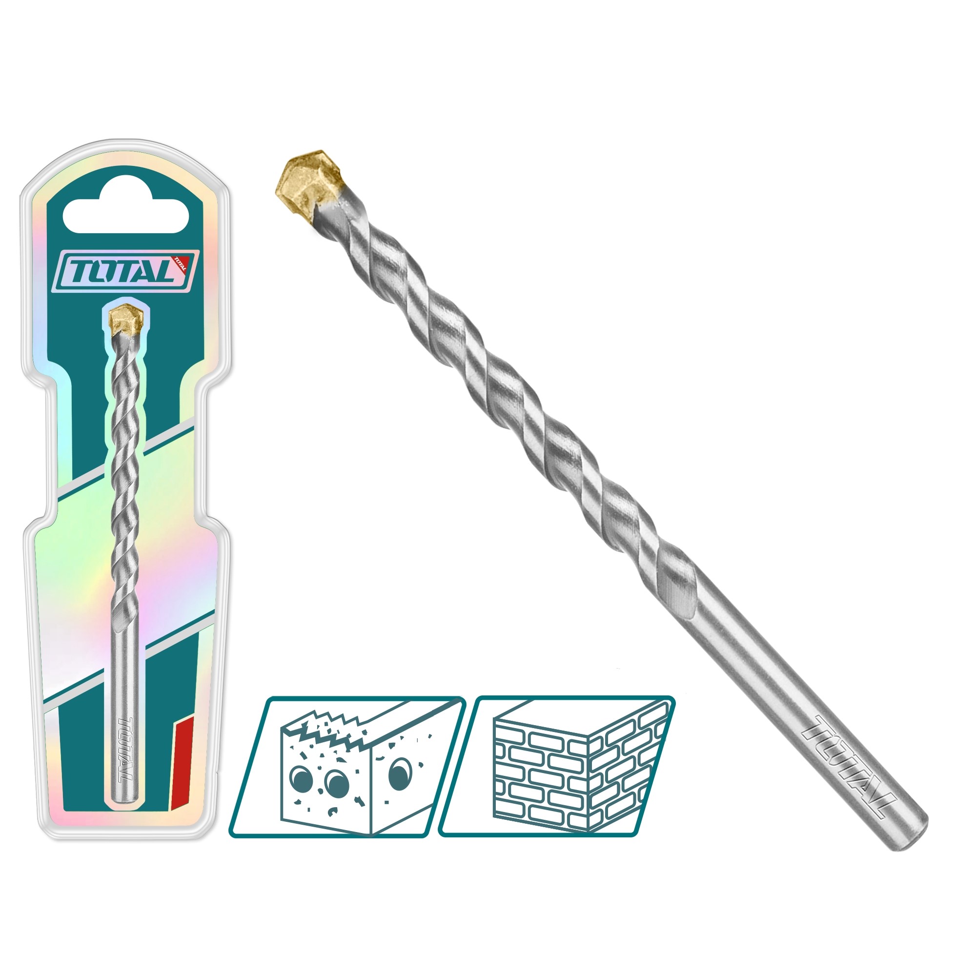 Mũi khoan bê tông trơn (8x150) - TOTAL - TAC260815