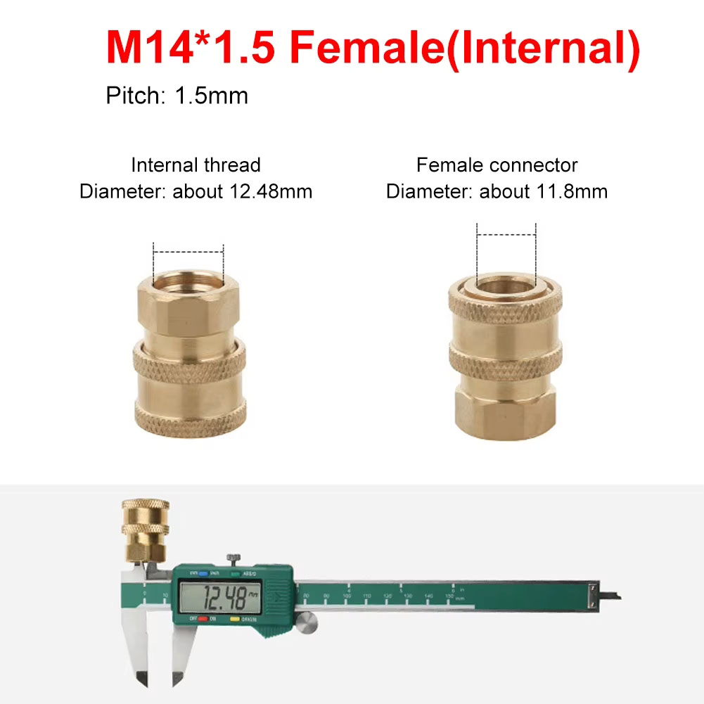 Đầu nối nhanh máy rửa xe (Ren trong 13mm - 3/8")