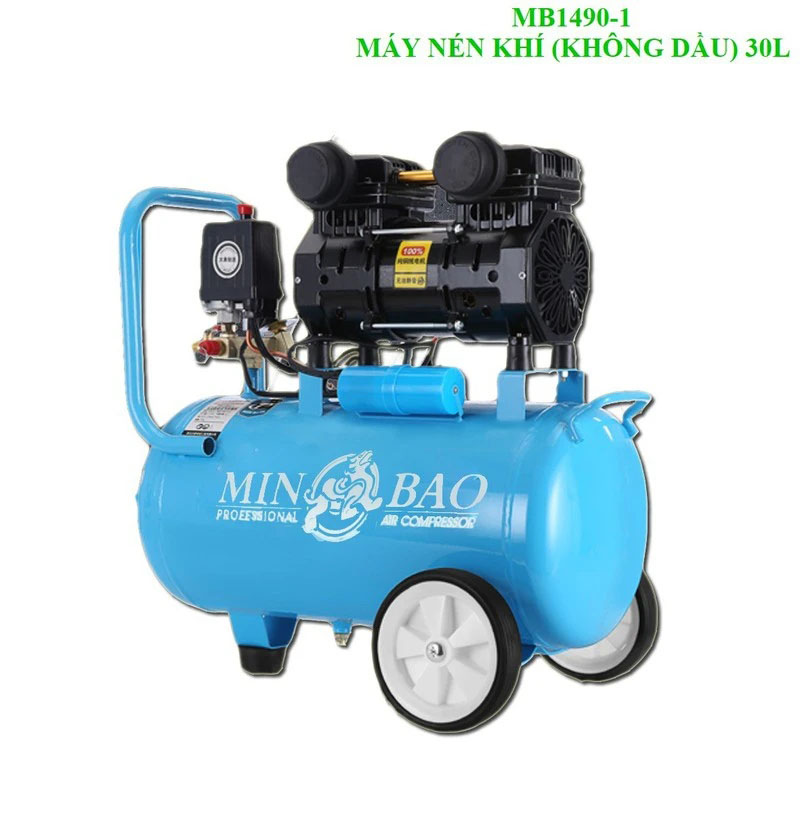 Máy nén khí không dầu MINBAO 30L MB1490-1