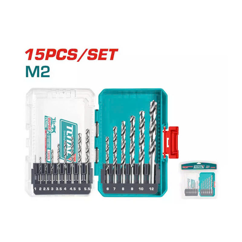 Bộ 15 mũi khoan HSS M2 TOTAL - TACSDL51508