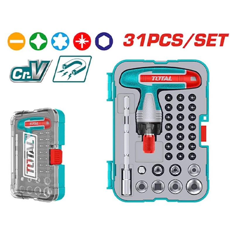 Bộ 31 tua vít TOTAL - TACSD30316
