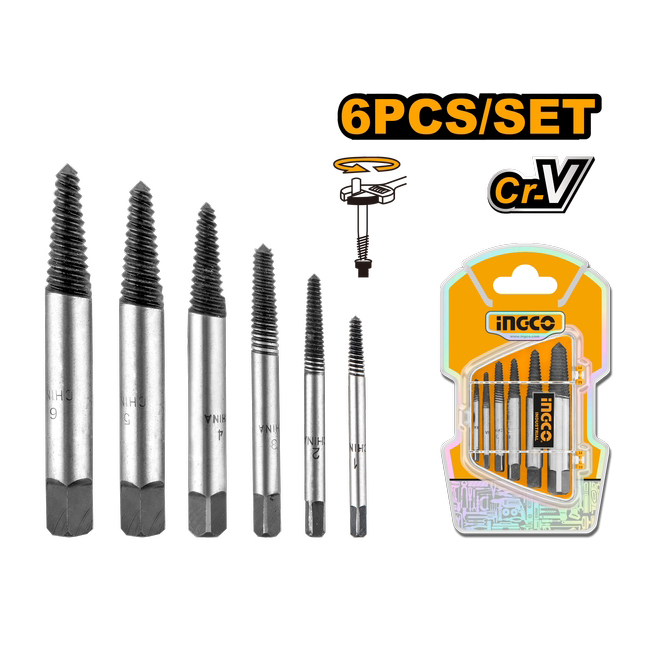Bộ 6 mũi ven răng INGCO - ASE106