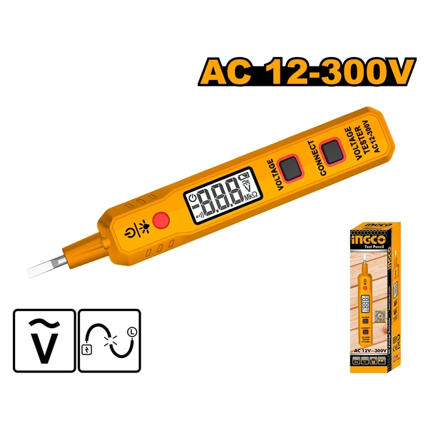 Bút thử điện AC 12-300V INGCO - HSDT30021