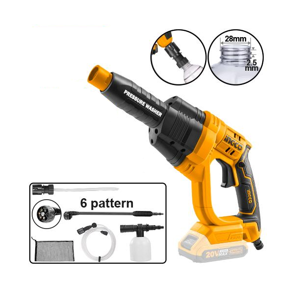 Máy xịt rửa dùng Pin 20V INGCO - CPWLI2008