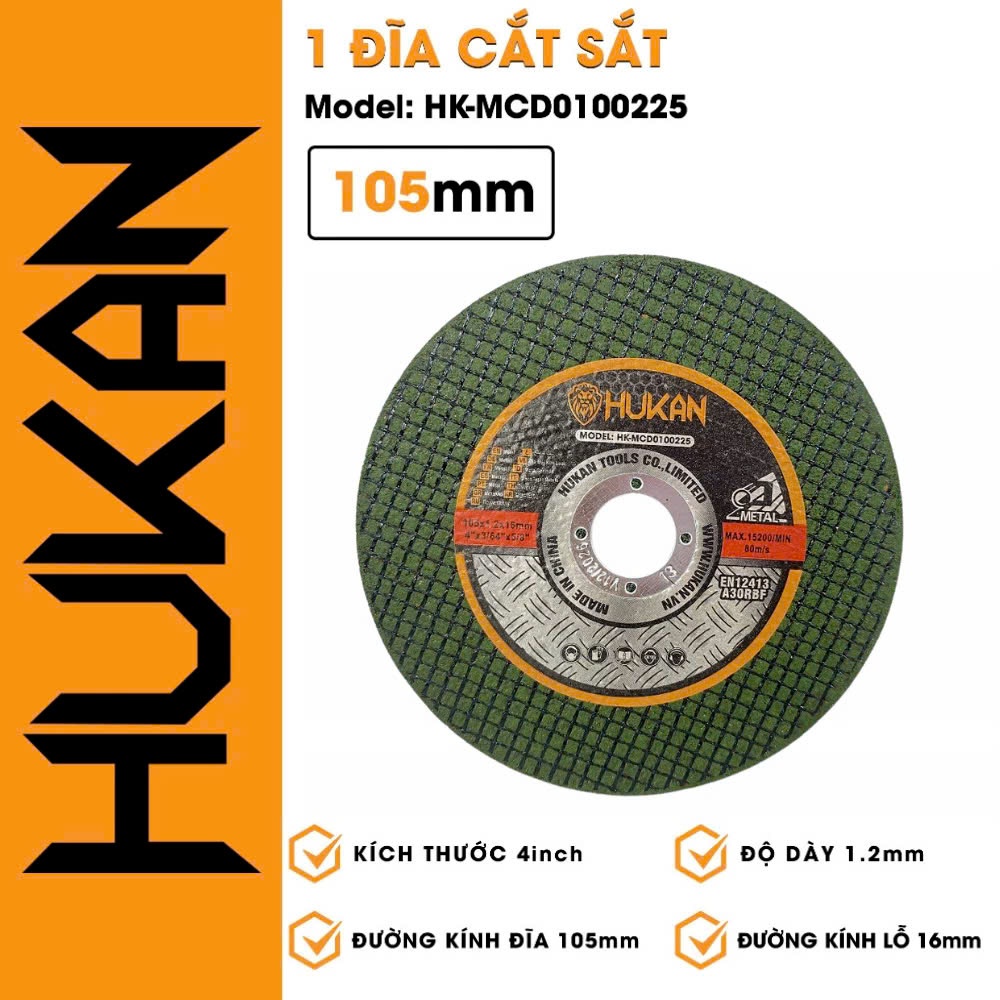 Đá cắt sắt HUKAN HK-MCD0100225