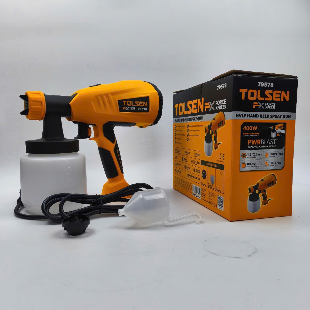 Máy phun sơn điện Tolsen 79578 - Mặt trước