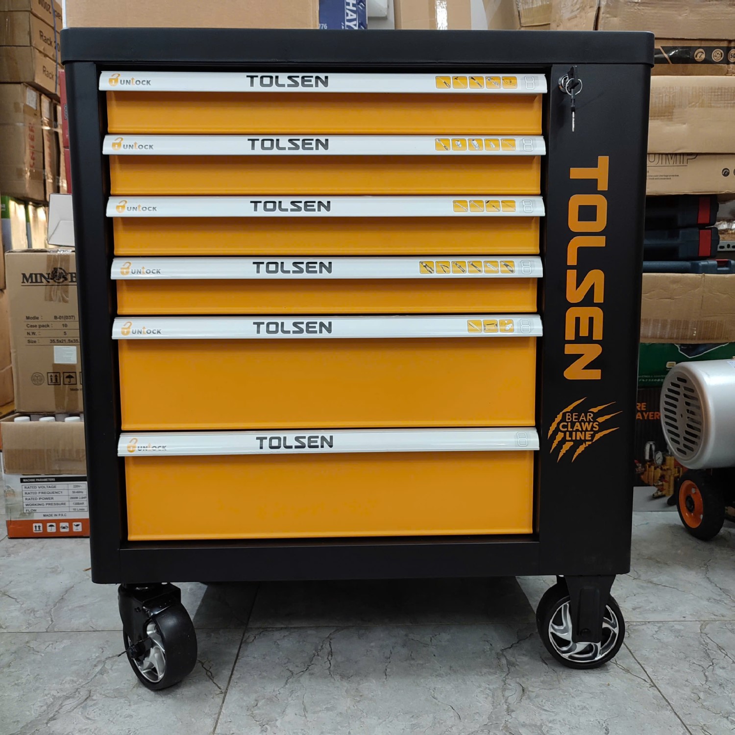 Bộ Dụng Cụ 175 Chi Tiết TOLSEN 85410 - mặt trước