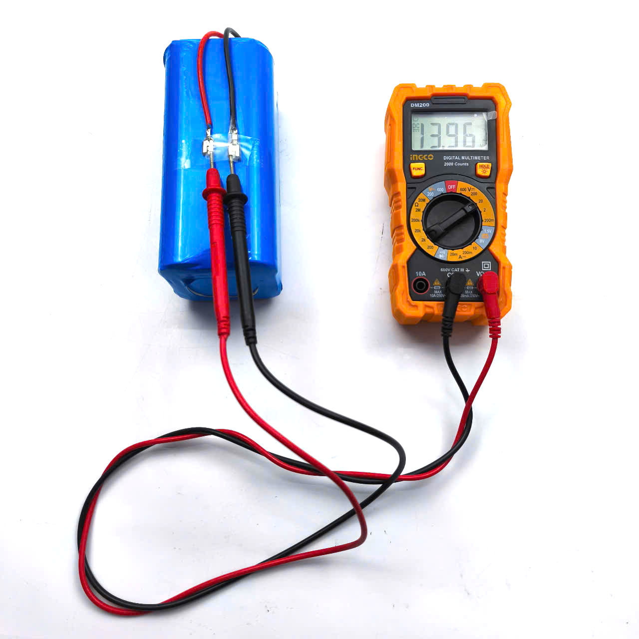 Pin Robin Pro 12V 15.0Ah (4 cells 32140 - 15Ah) - Mặt sau