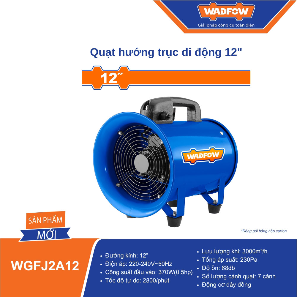 Quạt hướng trục di động 12" WADFOW - WGFJ2A12