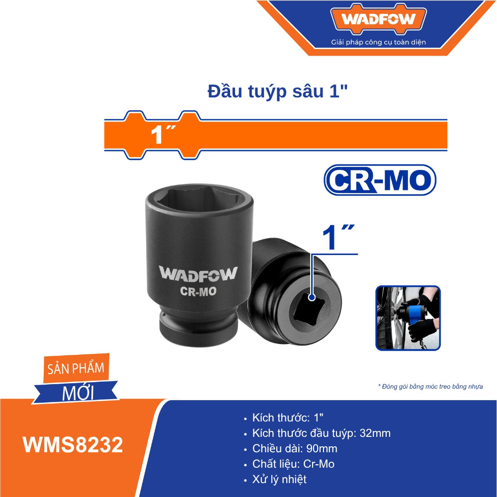 Đầu tuýp sâu 1" WADFOW - WMS8232