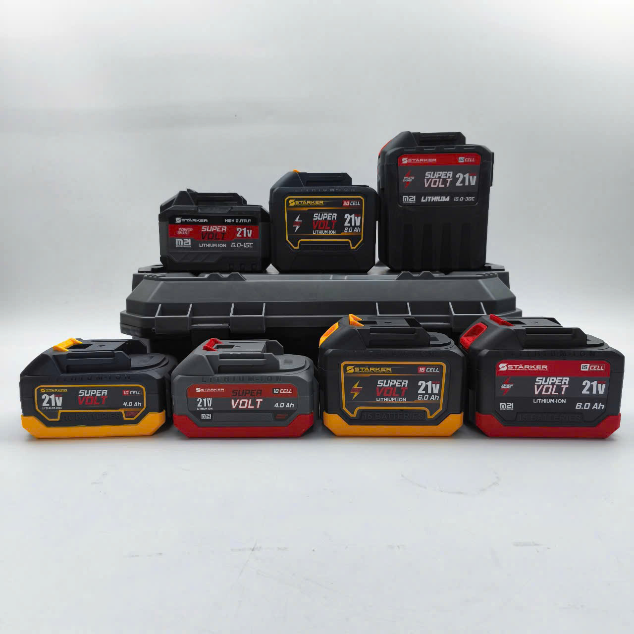 Pin Starker 30 Cells - 15Ah công suất cao chuyên dùng cho quạt và đèn - Mặt trước