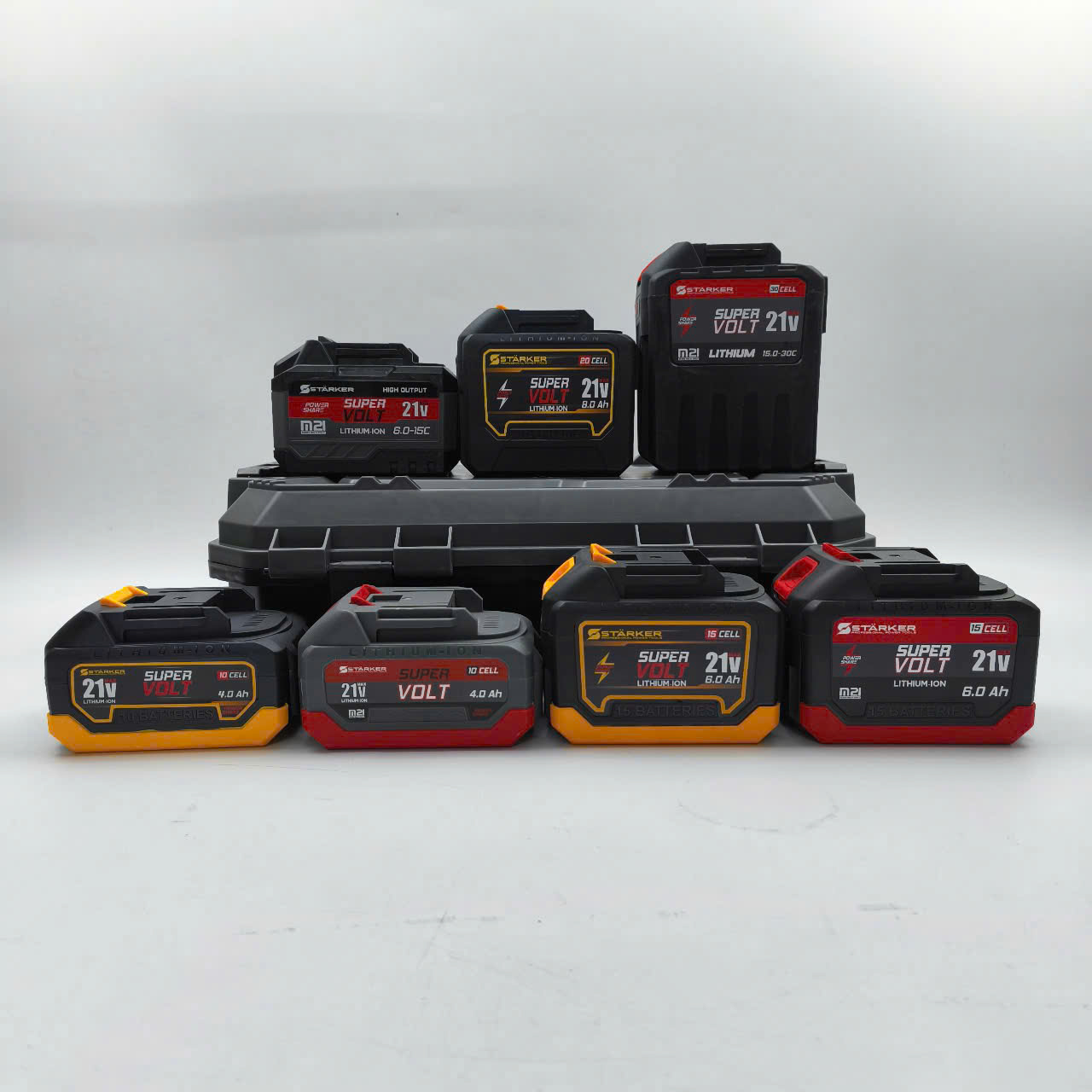 Pin Starker 30 Cells - 15Ah công suất cao chuyên dùng cho quạt và đèn - Mặt sau