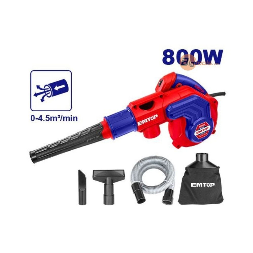 Máy thổi (hút) bụi điện EMTOP - EABR8001