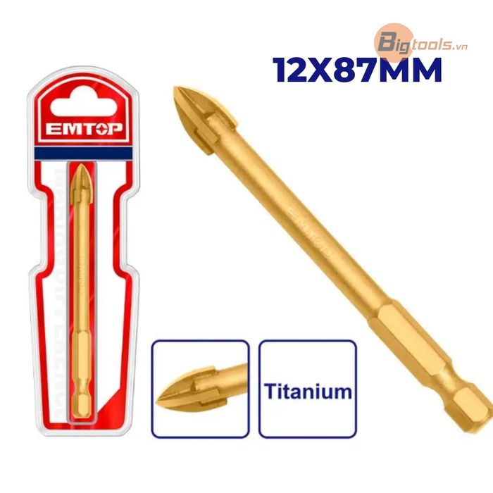 Mũi khoan đa năng (chuyên cho gạch và kính) EMTOP - EACG21206