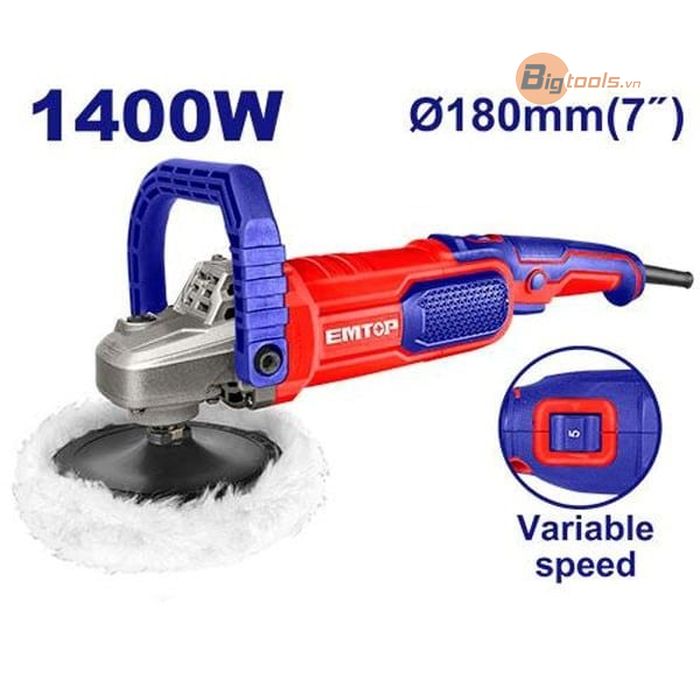 Máy đánh bóng 180mm EMTOP - EAPR1402