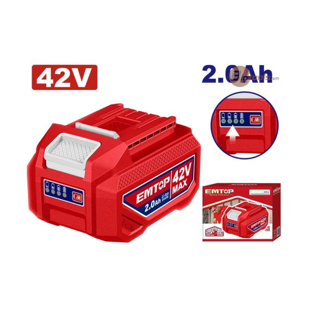 Cục pin Lithium-Ion hiệu suất cao  EMTOP - EBPK42201
